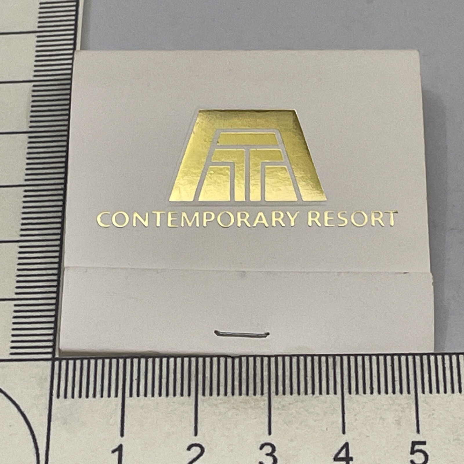 Matchbook Cover Contemporary Resort Wilt Disney World, Orlando gmg. Unstruck
