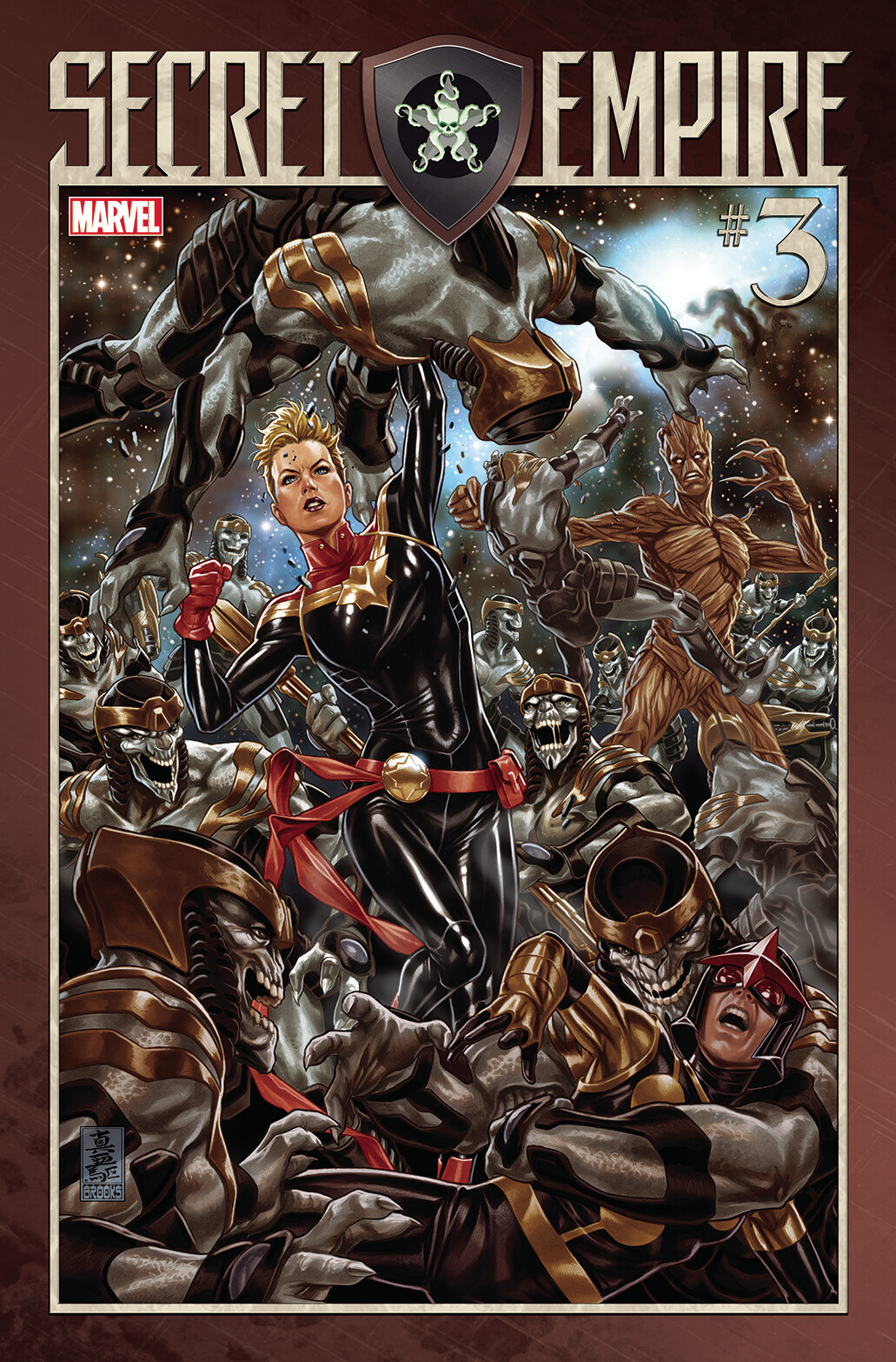 SECRET EMPIRE #3 (OF 10) MARVEL COMICS “B2”