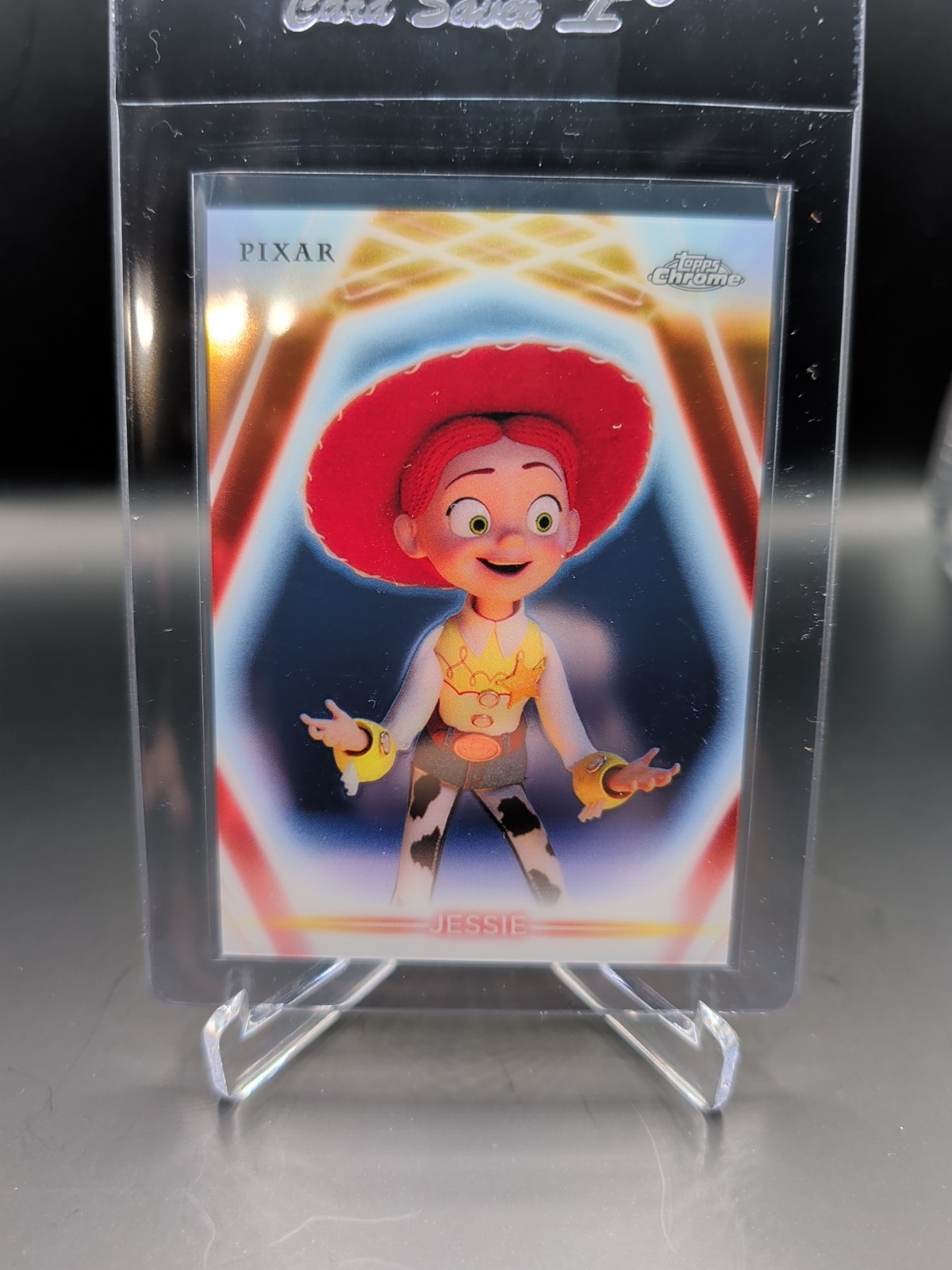 2026 Topps Disney Neon Jessie Chrome Neon Etch Insert #CNE-33