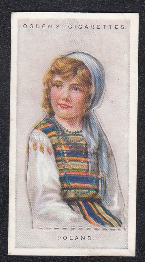 Vintage 1924 Children of Nations Card POLAND