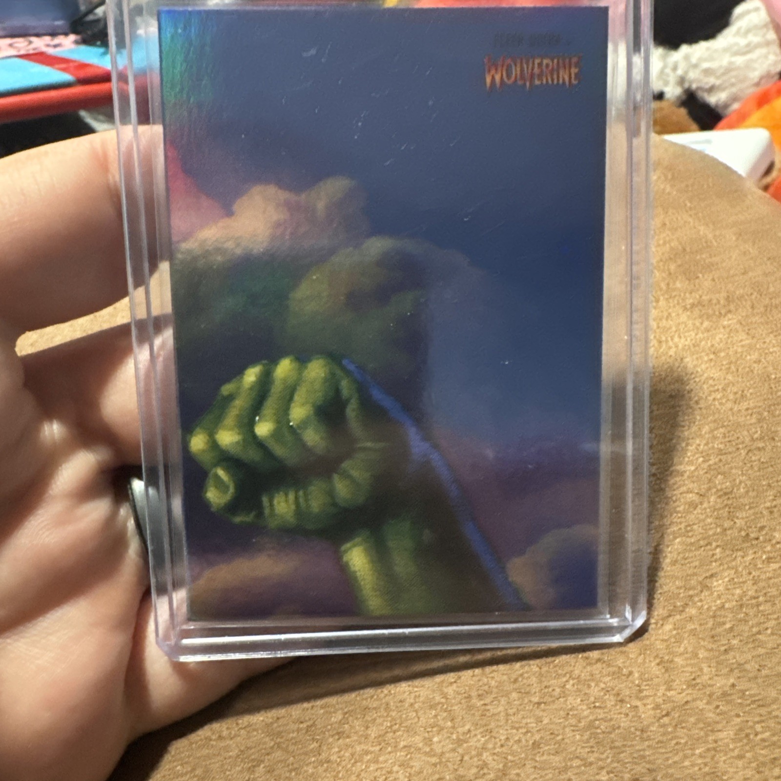 2023 FLEER ULTRA MARVEL WOLVERINE HULK 3X3 INSERT PUZZLE 3 OF 9
