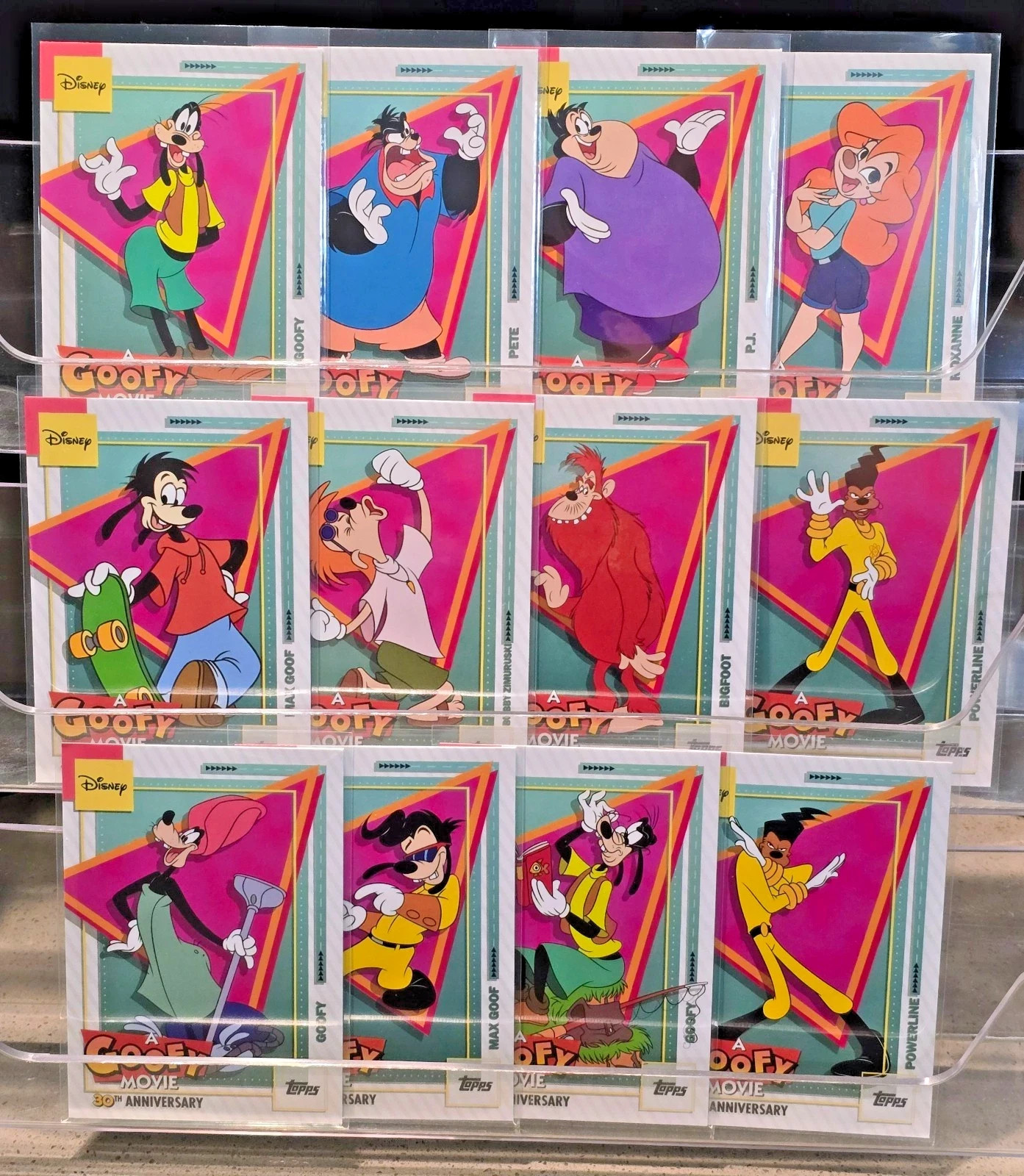 TOPPS NEON GOOFY INSERT COMPLETE YOUR SET