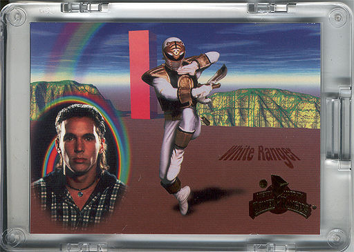 Power Rangers TOMMY WHITE RANGER Series 3 Case Insert Card D-2 Jason Frank