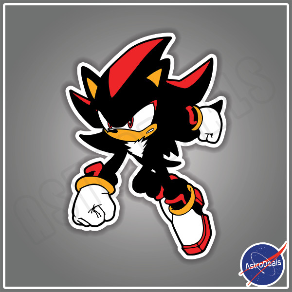 Sonic The Hedgehog Shadow Weather Resistant Vinyl Decal Sticker Size:3″-12″