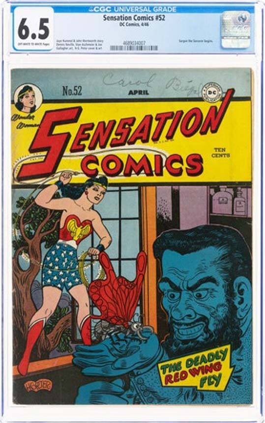 Sensation Comics #52 FN+ 6.5 1946 DC Wonder Woman
