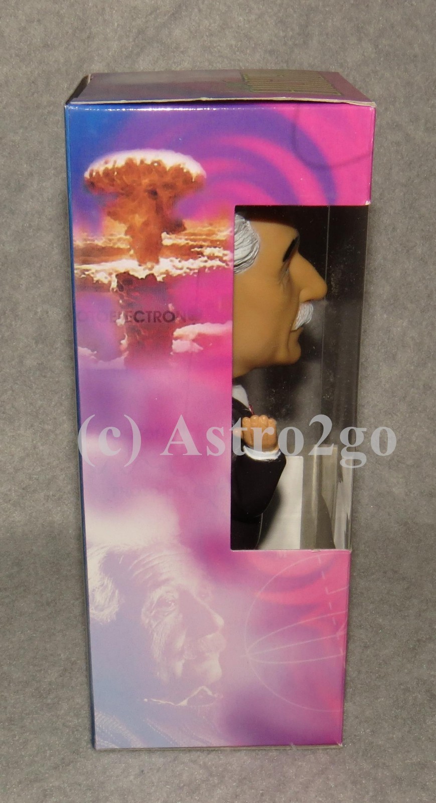 The Original ALBERT EINSTEIN BOBBLE HEAD–Bosley Bobbers MINT-RARE! New in box!