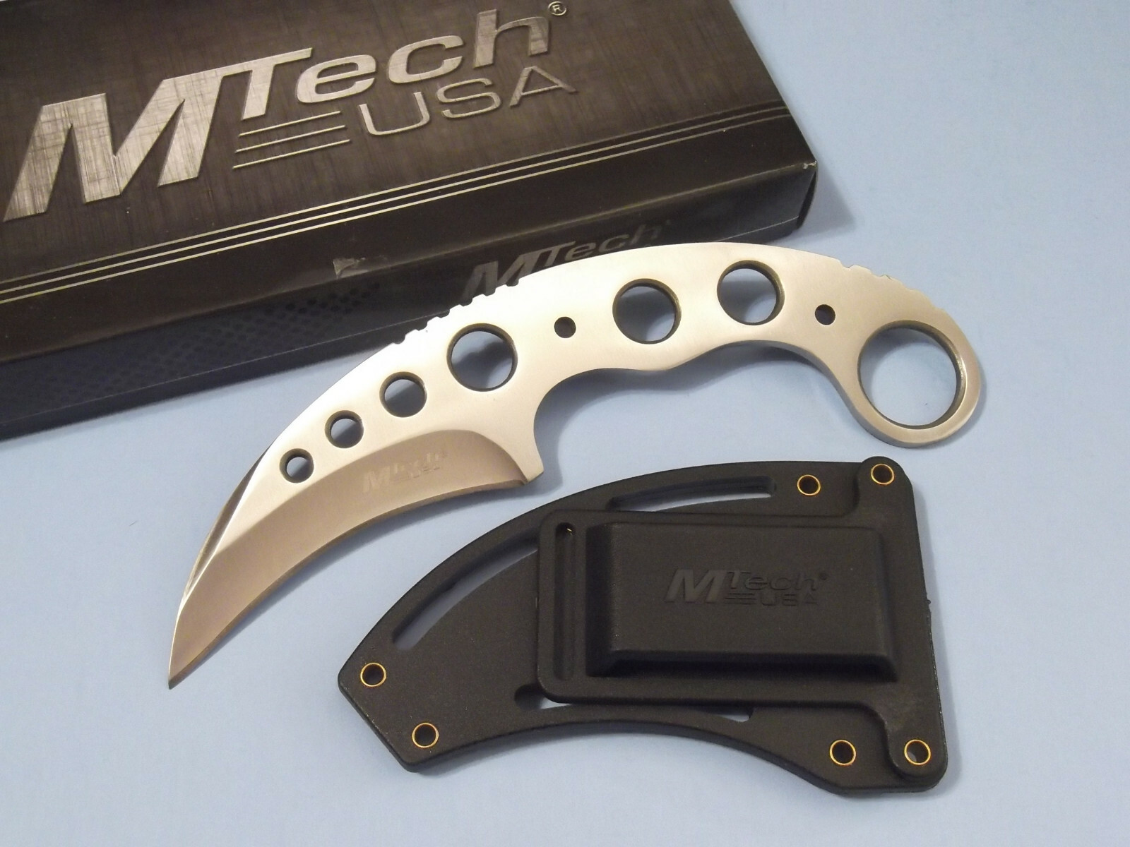 MTech MT664SL Tactical Karambit stainless fixed blade knife 7″ overall NEW!