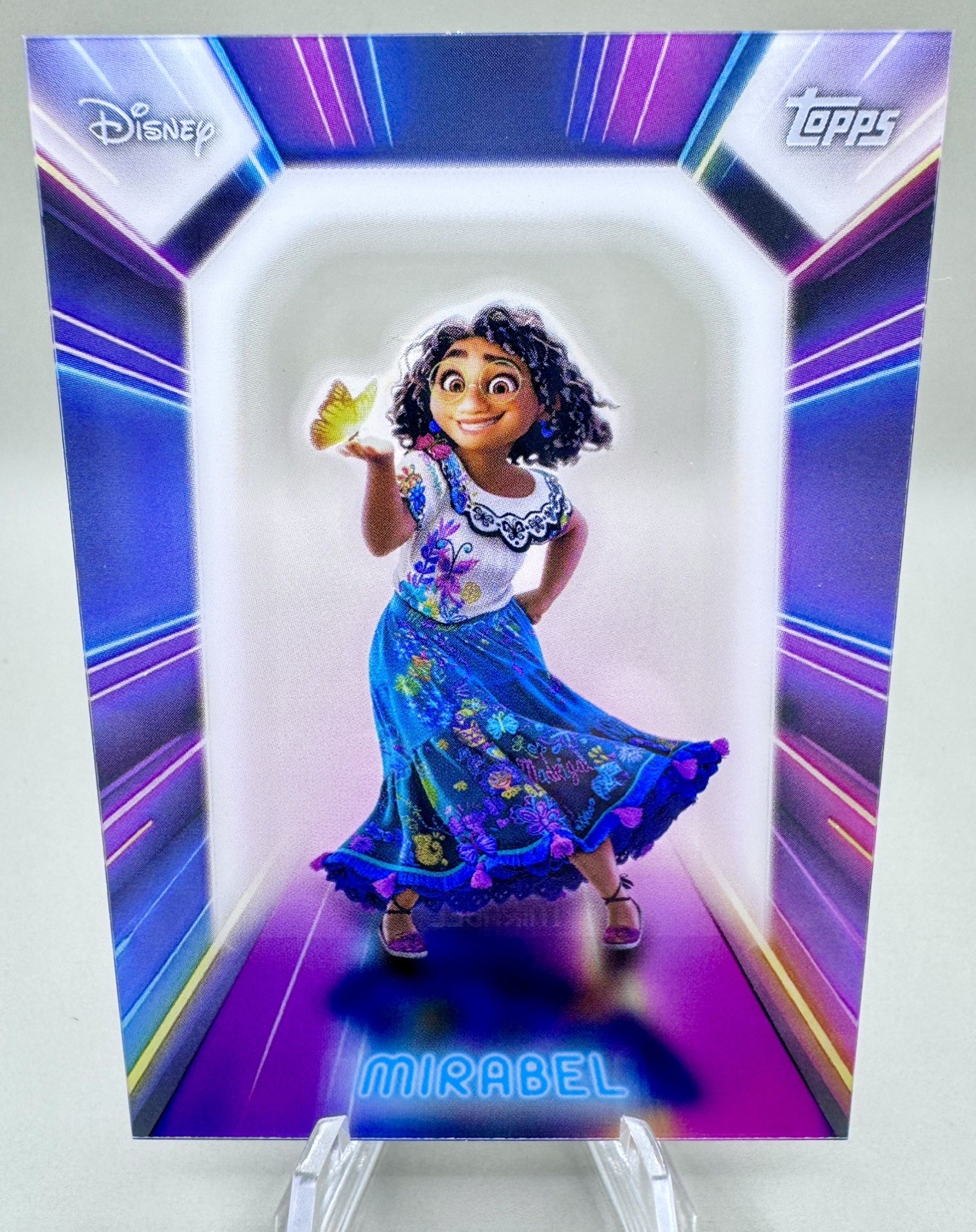 2026 Topps Disney Neon Mirabel Neon Lights (PETG) SP #NPL-16 Encanto