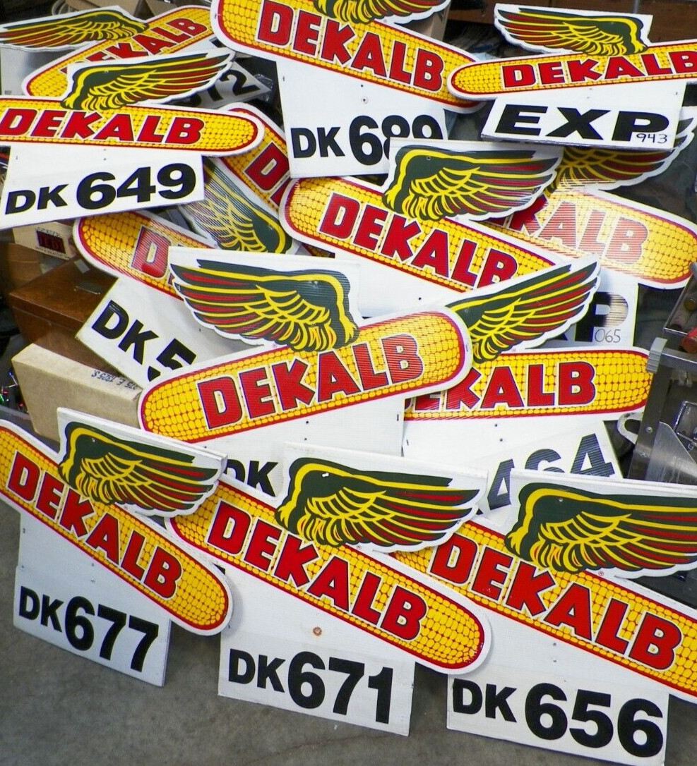 Dekalb Seed Double Sided Corrugated Polyurethane Sign