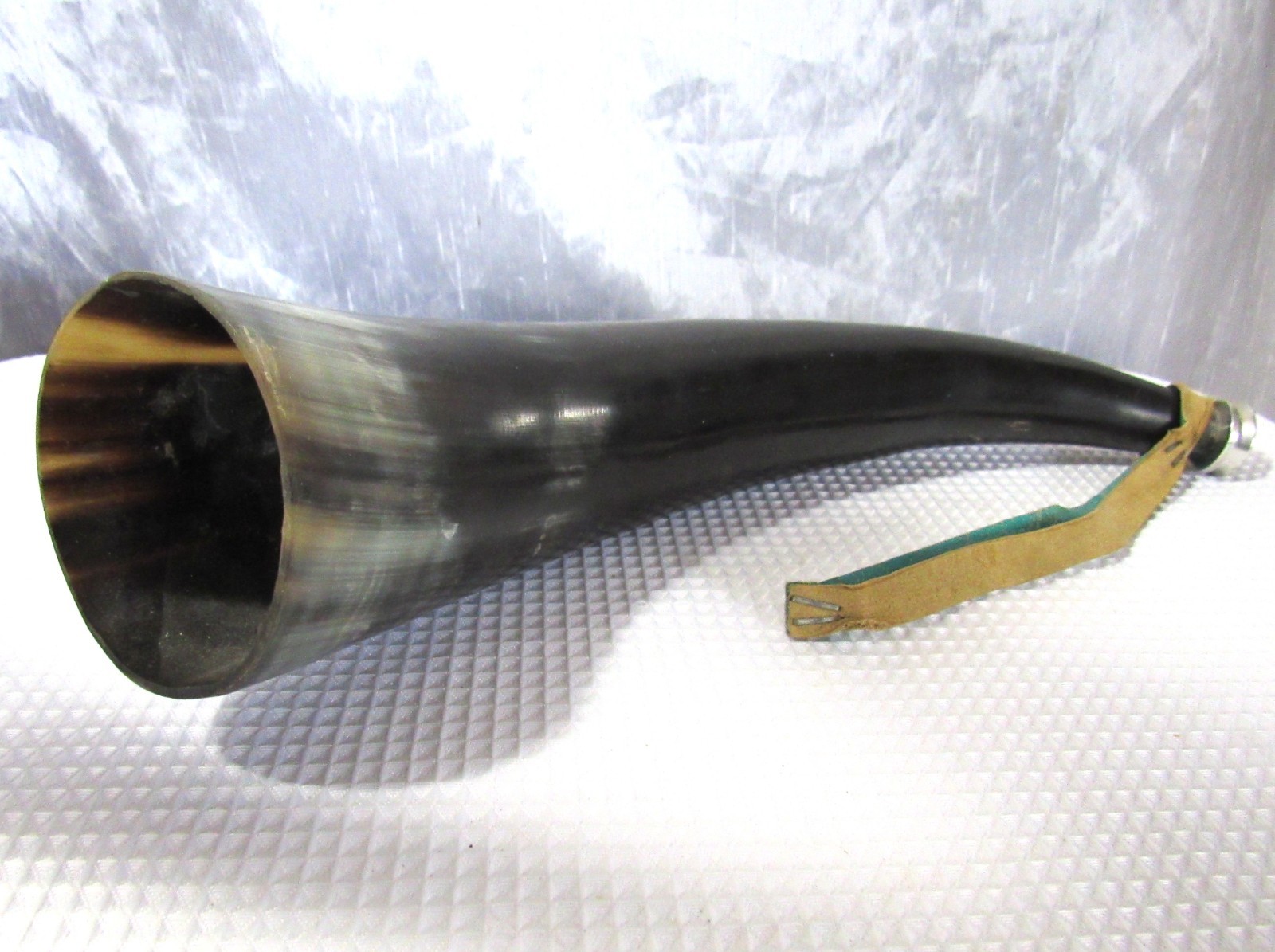 Vintage Hollow Cow Bull Blowing Horn Bullhorn