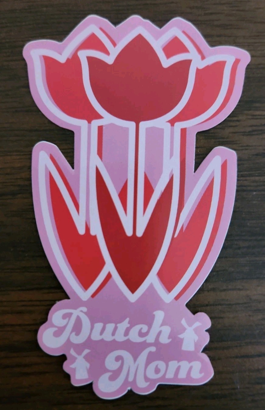 DUTCH BROS COFFEE “Dutch Mom” Pink Tulips Flowers [Mother’s Day 2025]~NEW