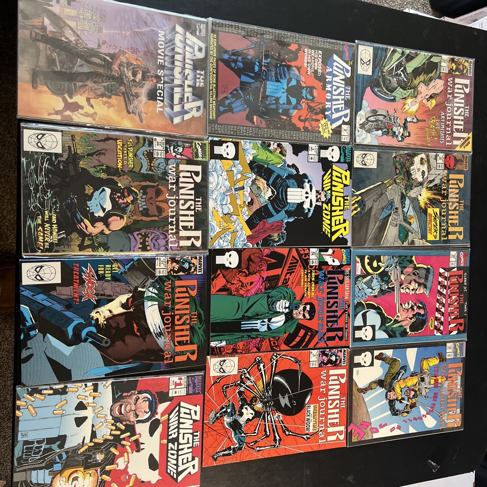 Marvel Comics The Punisher 12 Assorted Comics