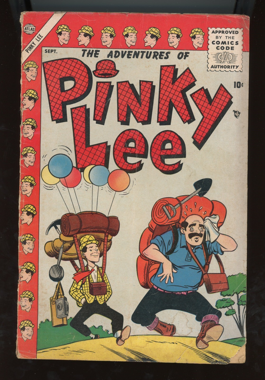 The Adventures of Pinky Lee #3 Atlas Comics 1955 TV Show Comic Book