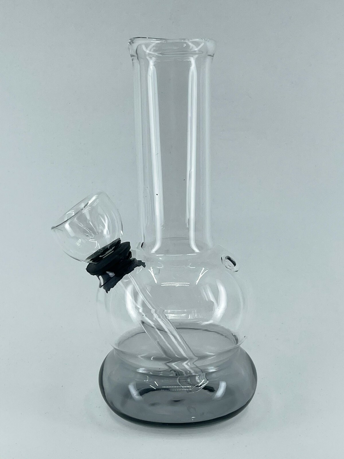 5″ CLEAR SMOKE GLASS Tobacco Mini Hookah Water Pipe Bong WITH SCREENS!