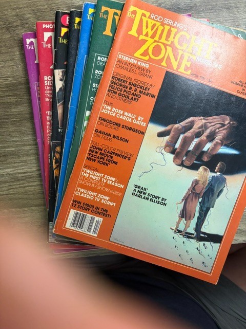 Lot of 7 Rod Serling’s Twilight Zone Magazines 1981-1984 VG/FN Horror Sci-Fi