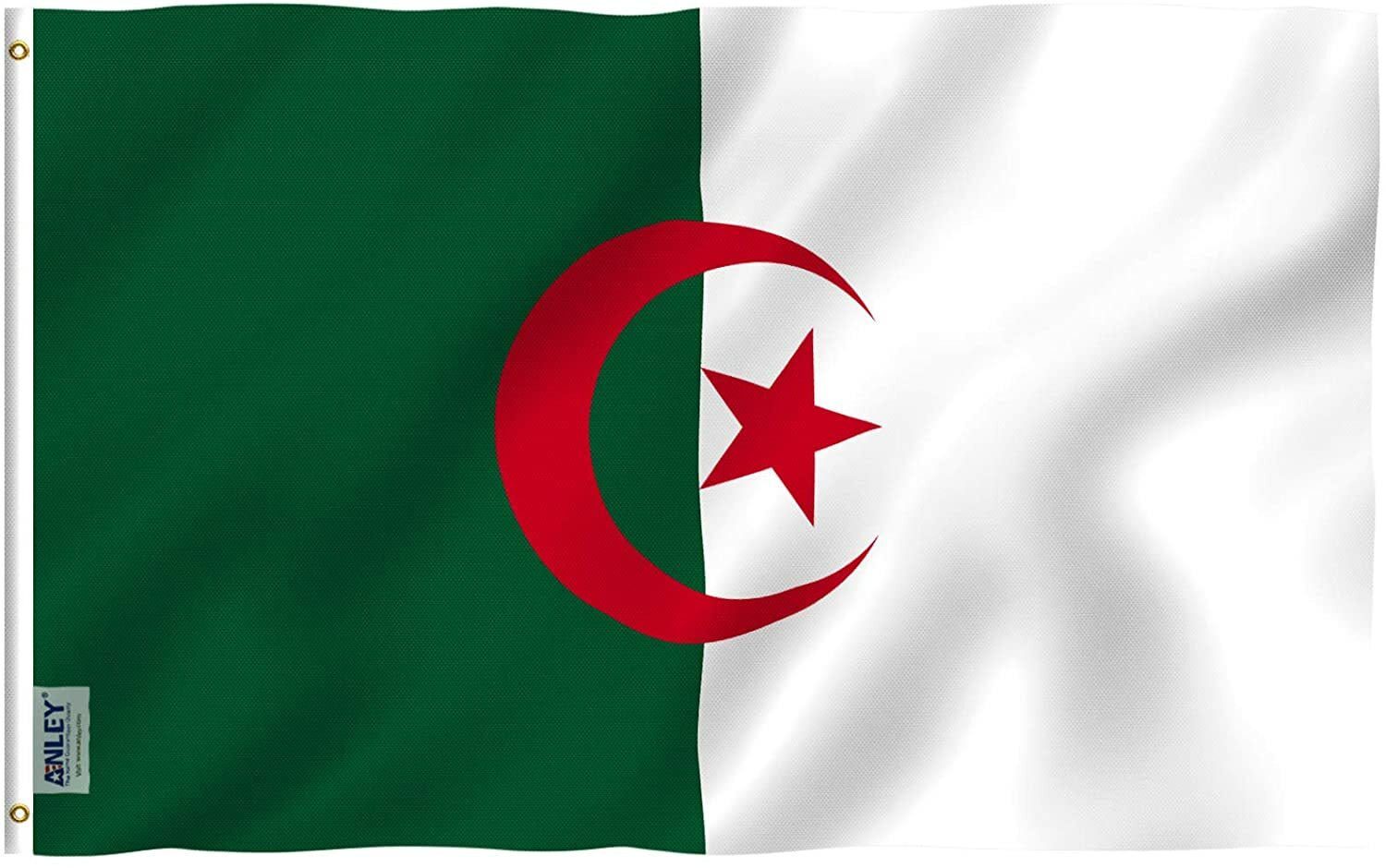 Anley Fly Breeze 3×5 Feet Algeria Flag – Algerian Flags Polyester