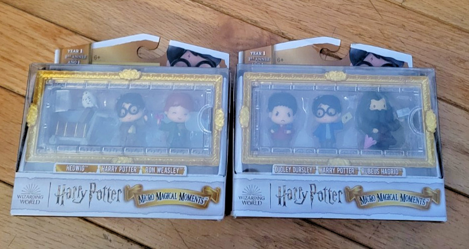 Wizarding World Harry Potter Micro Magical Moments – 2 Set Lot as Shown !!!