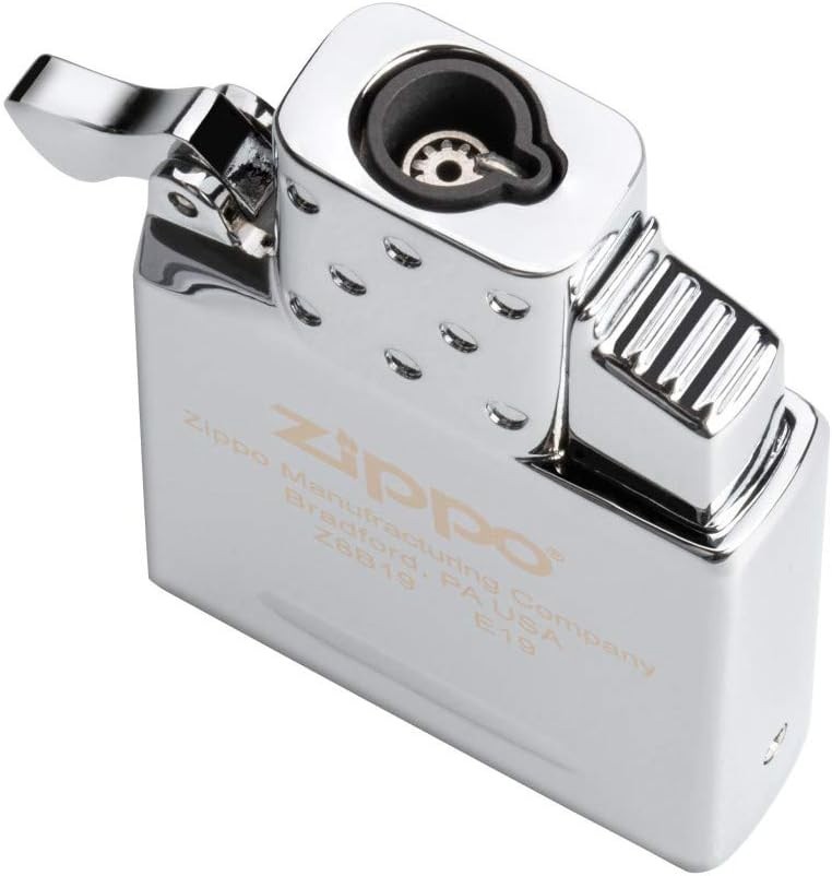 Zippo 65826 Butane Lighter Insert – Single Torch, Chrome