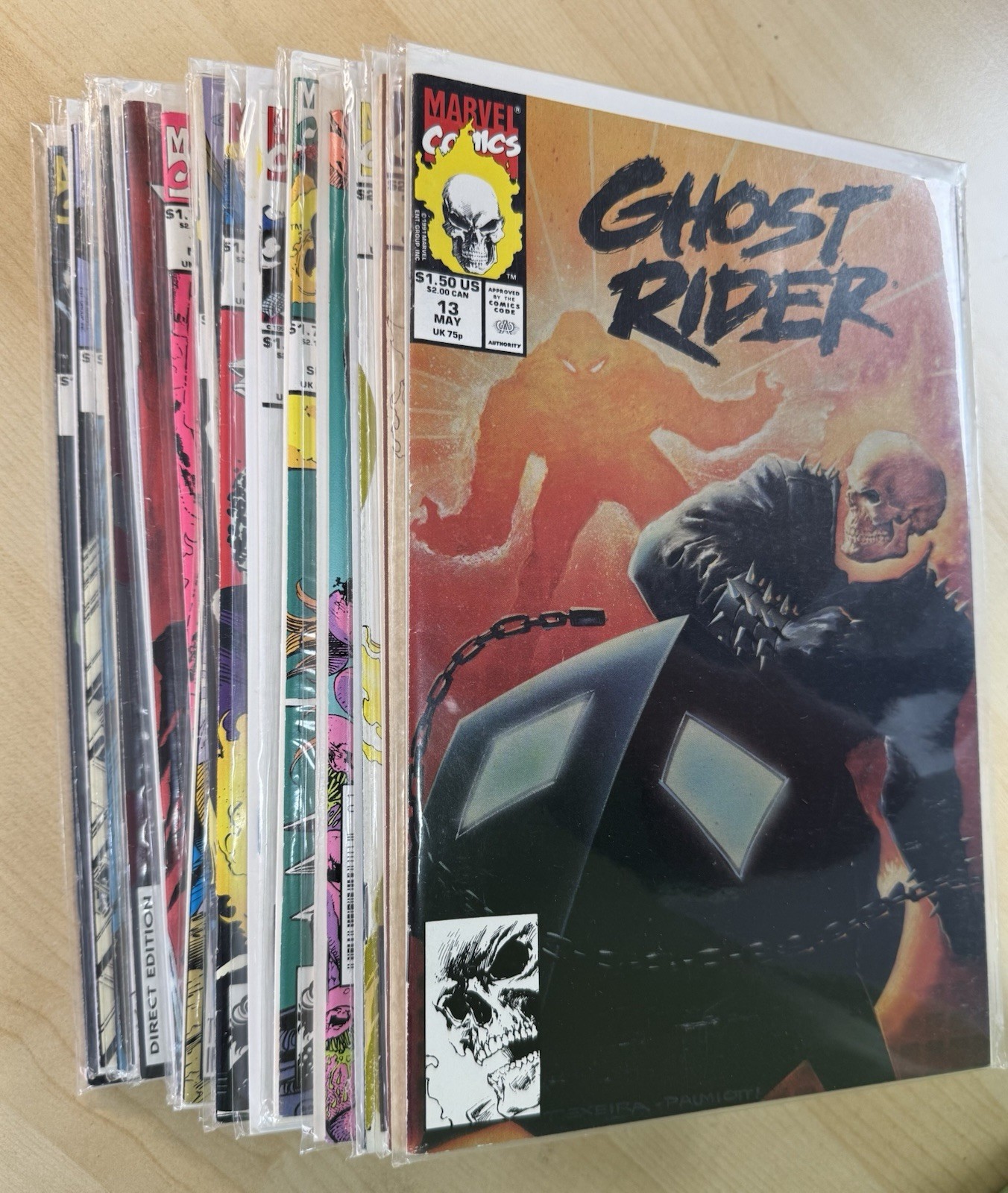 Big Lot 27x Ghost Rider, Hellstorm, & Morbius type books. Excellent Condition