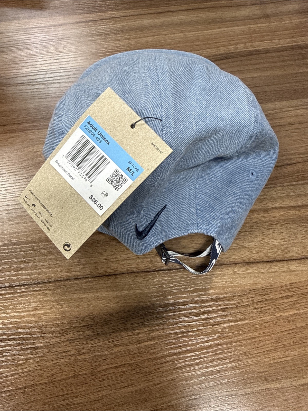 Andre Agassi Signed Nike Team USA Denim Hat To Celebrate 2024 Olympics