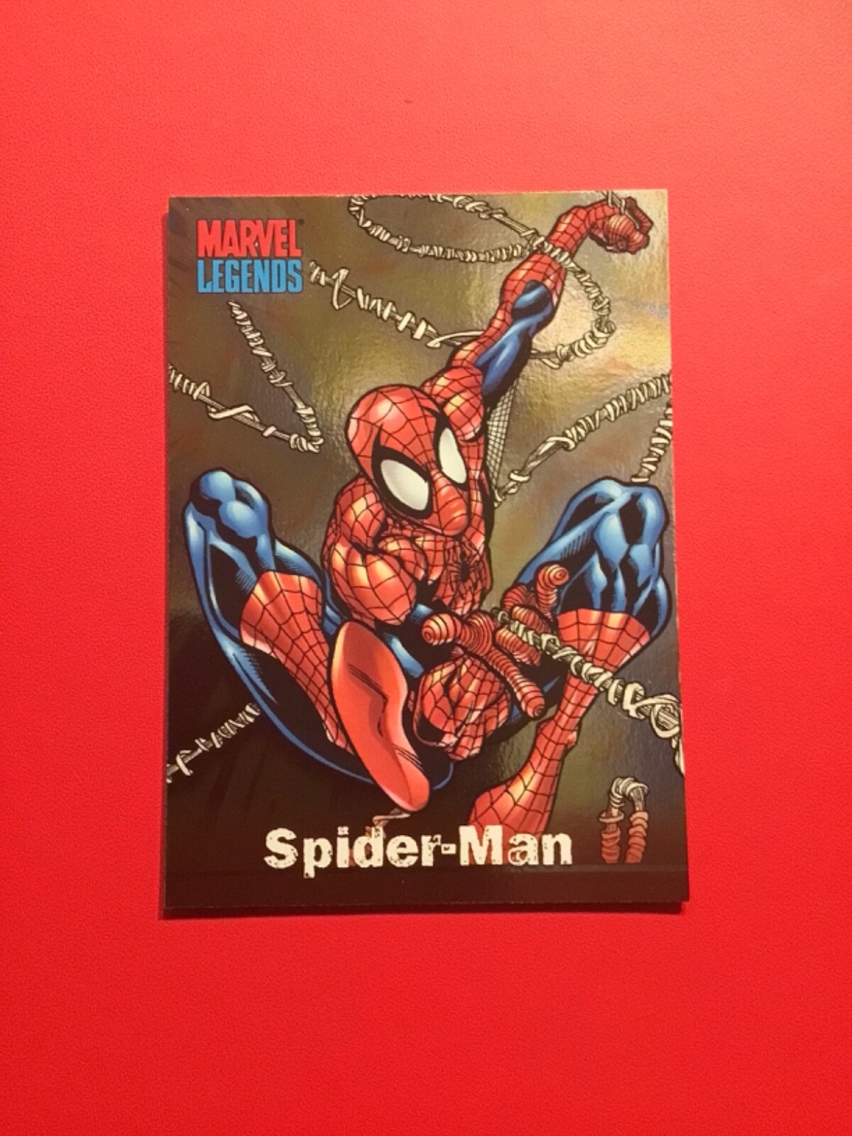 2001 Topps Marvel Legends – FOIL #1 Spider-Man – NM