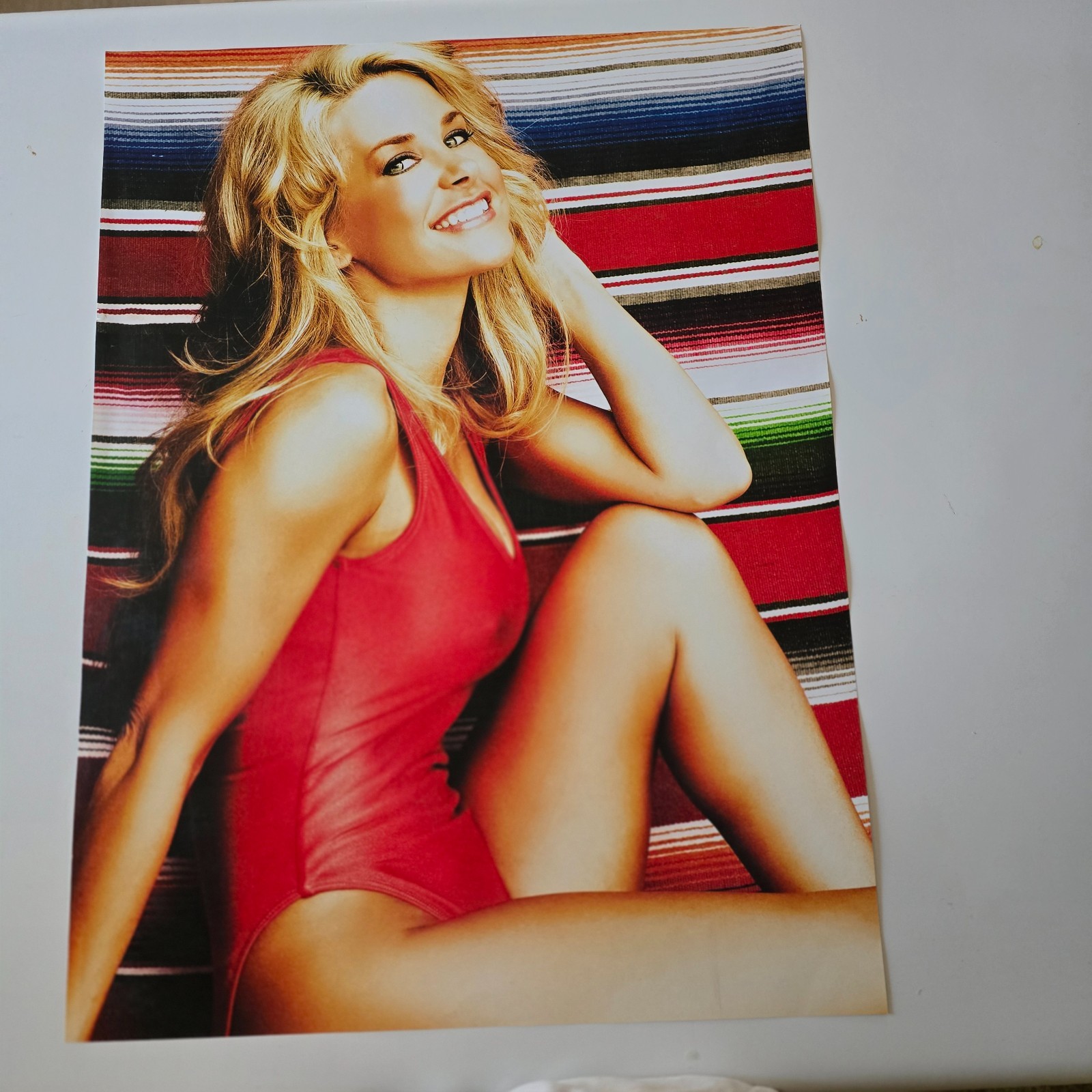 NOS Cathy Rankin Farrah Fawcett Tribute Poster 18×24 Retired Veteran Charity Art