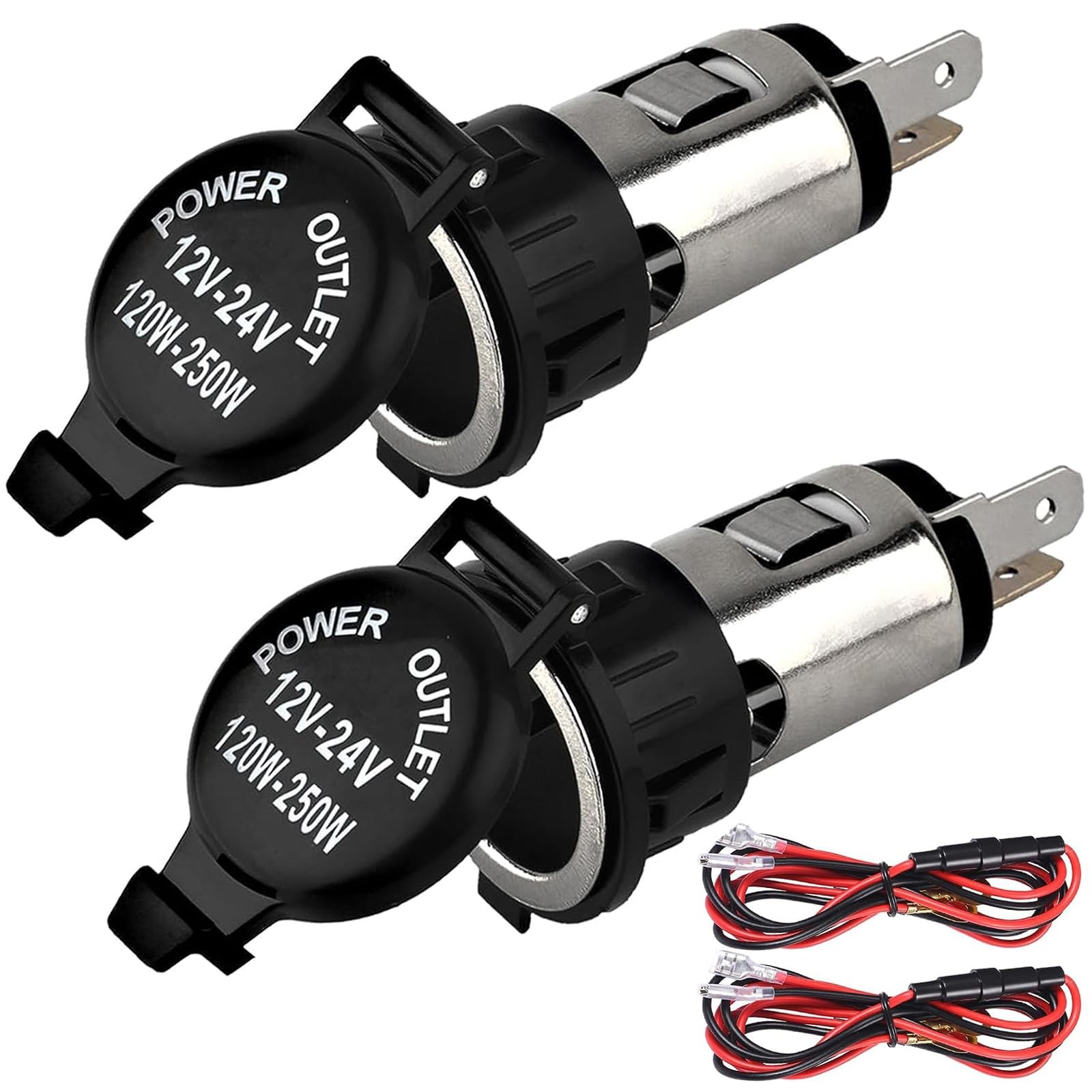 Cigarette Lighter Socket, DC 12V Car Cigarette Lighter,12 Volt Female Power Outl