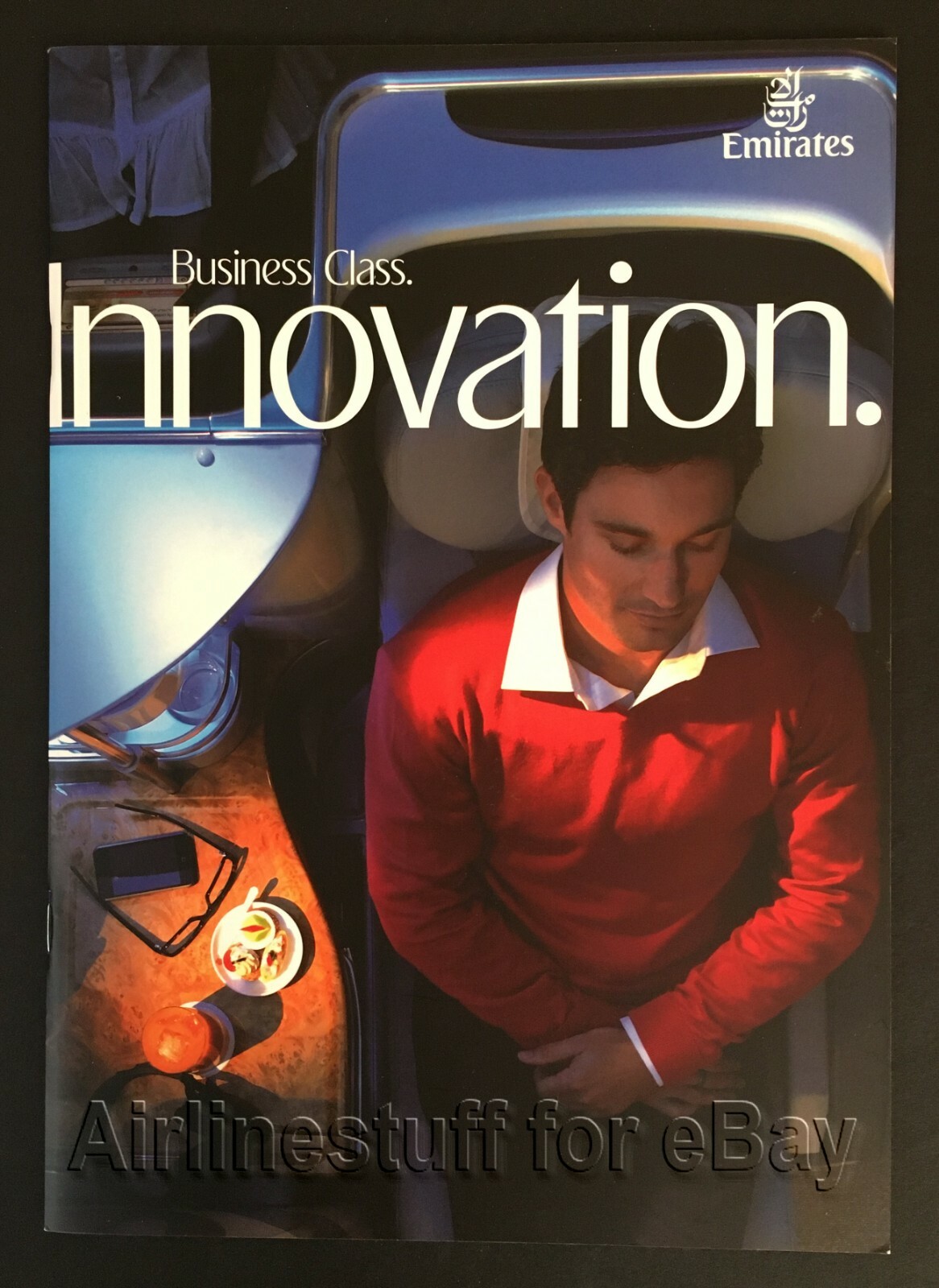 2011 EMIRATES AIRLINES Business Class Innovation MARKETING BROCHURE airways ad