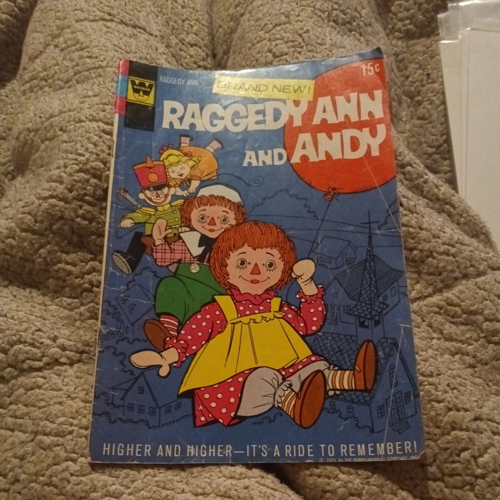 Vintage Bronze Age Comic, Raggedy Ann and Andy #1 December 1971, Gold Key
