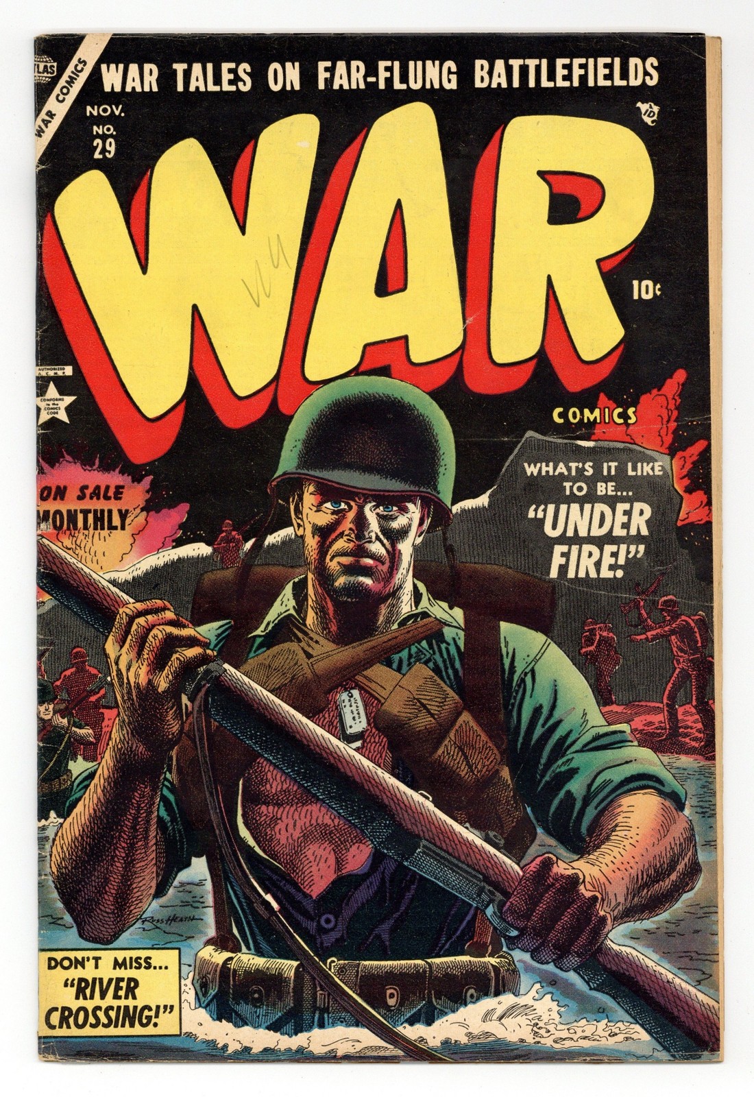 War Comics Atlas #29 GD+ 2.5 1954