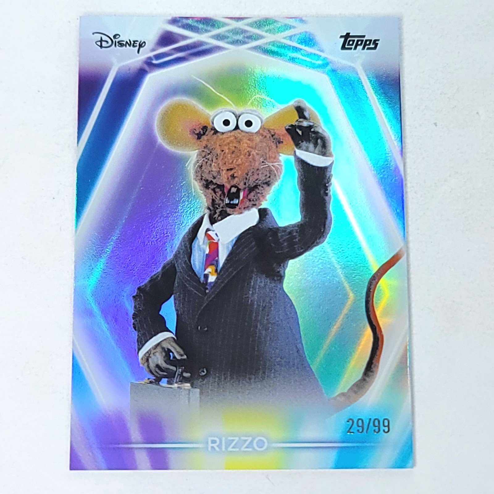 Rizzo Topps 2026 Disney Neon Holo Parallel Refractor Limited 29/99