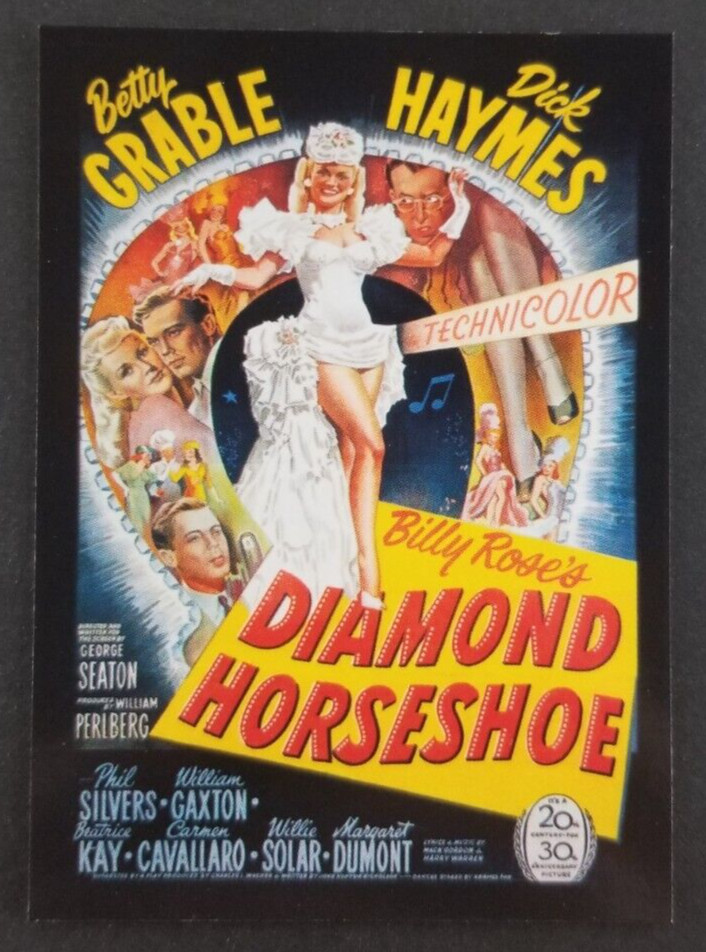 Betty Grable Diamond Horseshoe 2009 Movie Card #18 (NM)