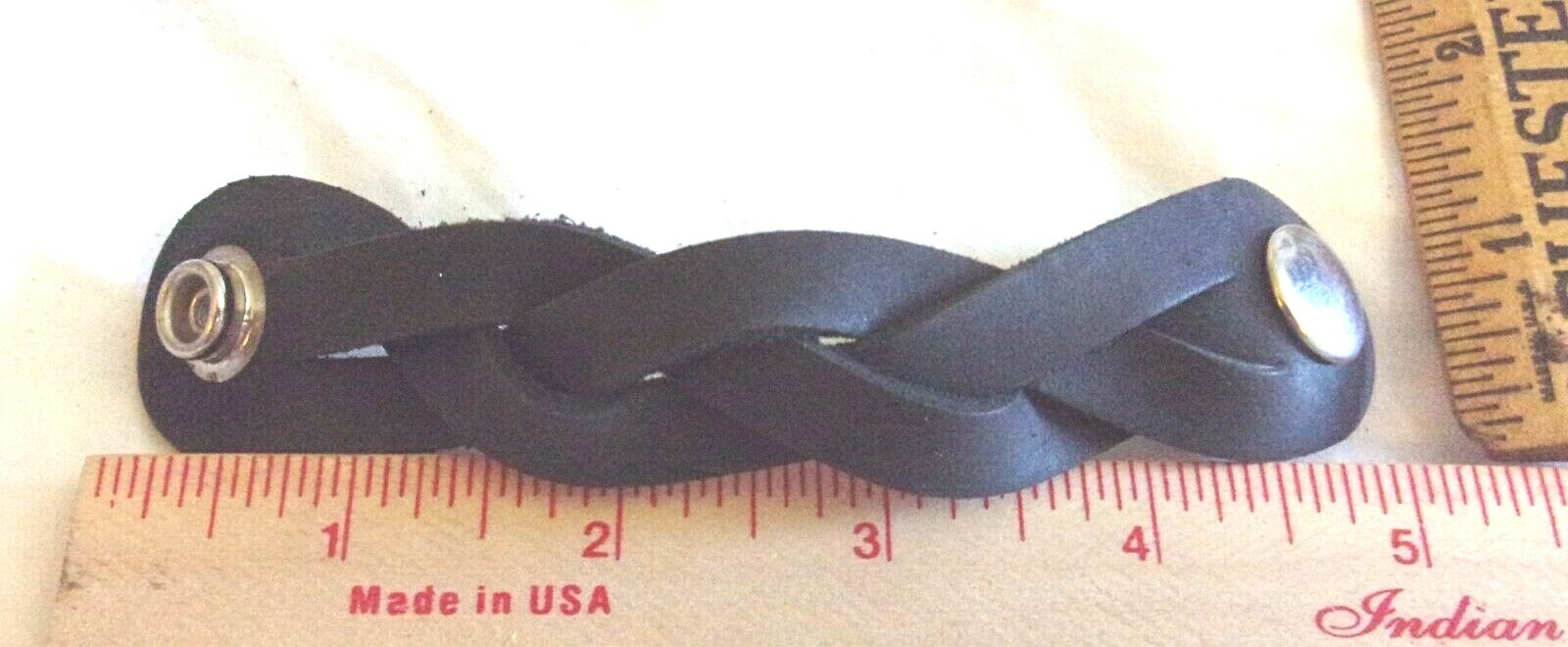 Leather vest chain motorcycle clothing biker accessory extender extension md USA