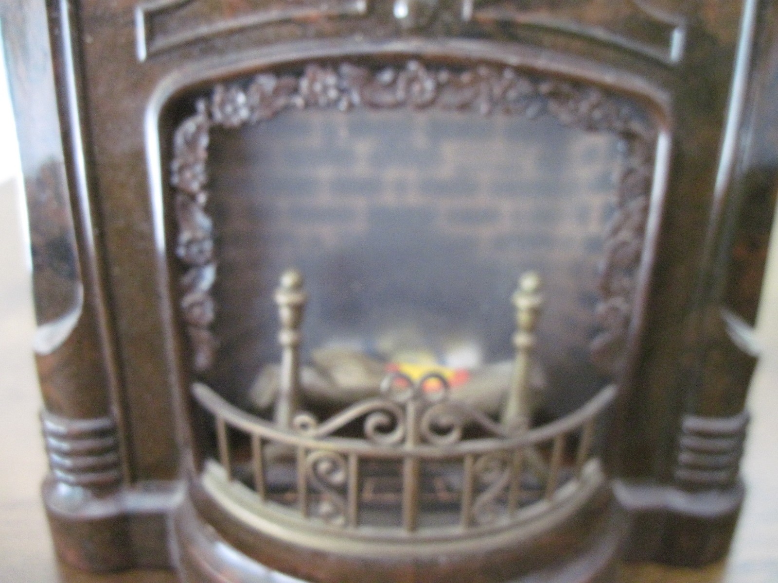 Vintage Mastercrafters “Fireplace” Clock Model 272 Lighted Motion Lamp – Working