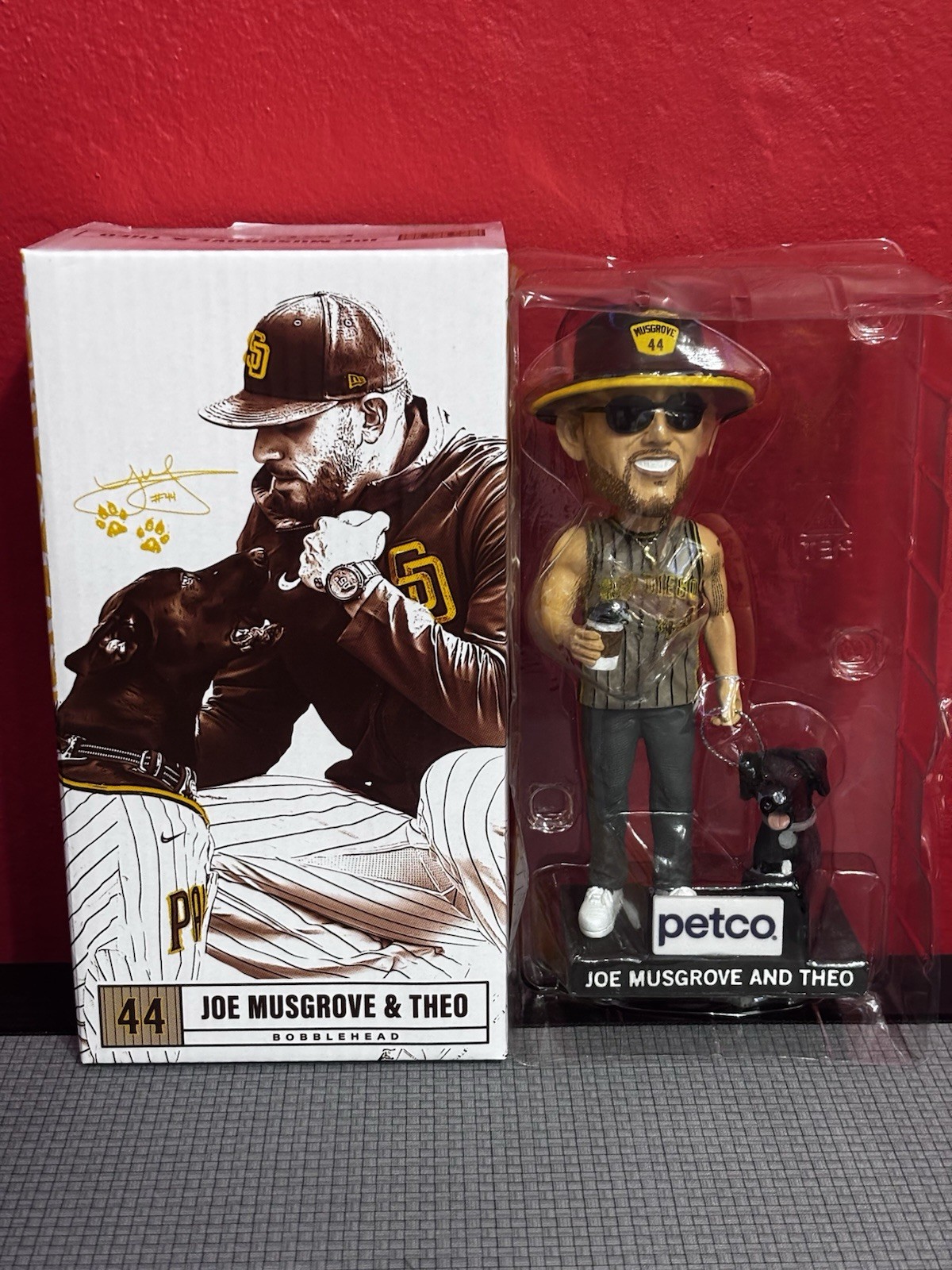 2024 Java Joe Musgrove Theo Bobblehead San Diego Padres May 14 24 SGA