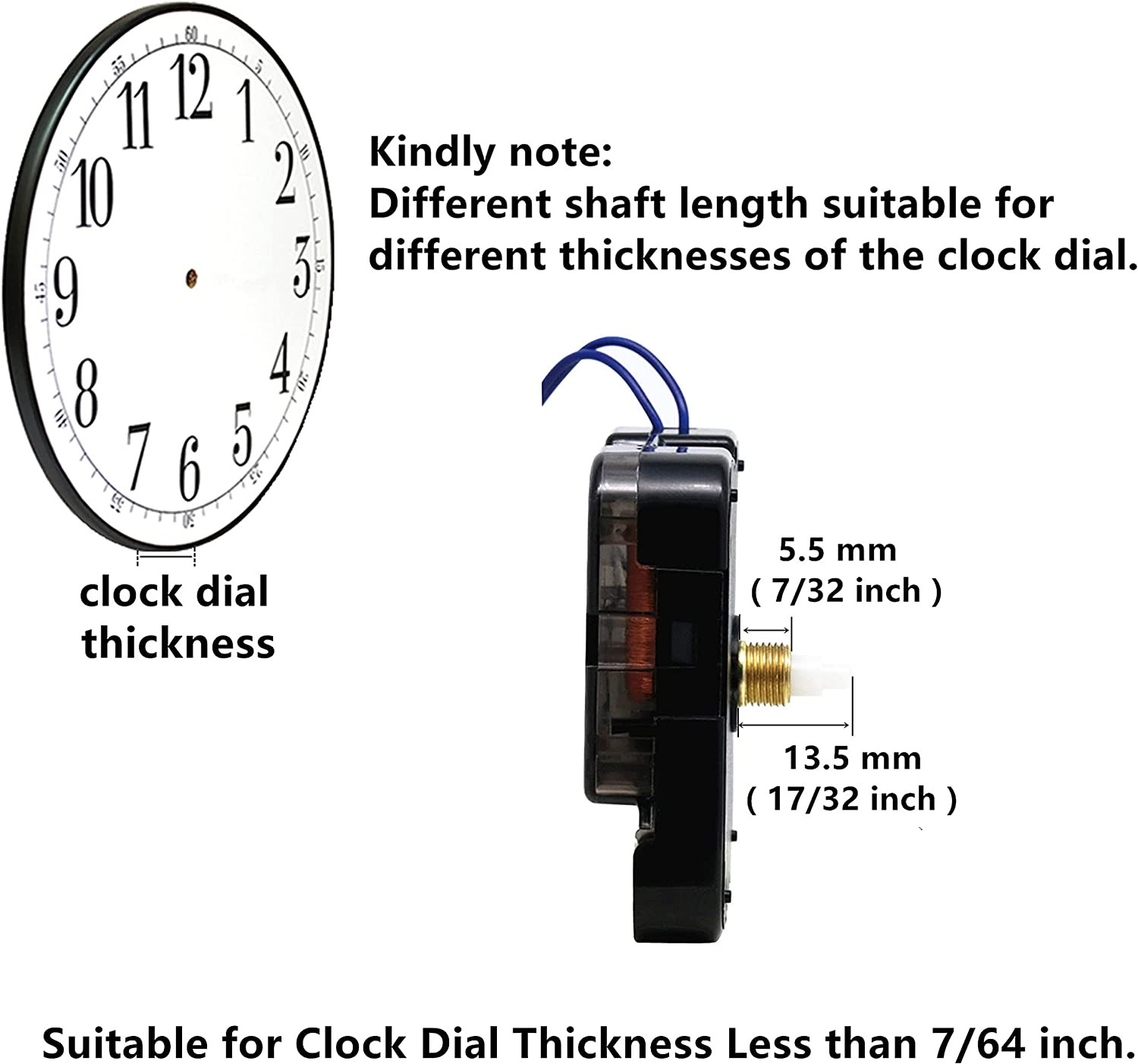 Youngtown 12888 Hour Trigger Switch Quartz Clock Movement Music Chime Box Bird