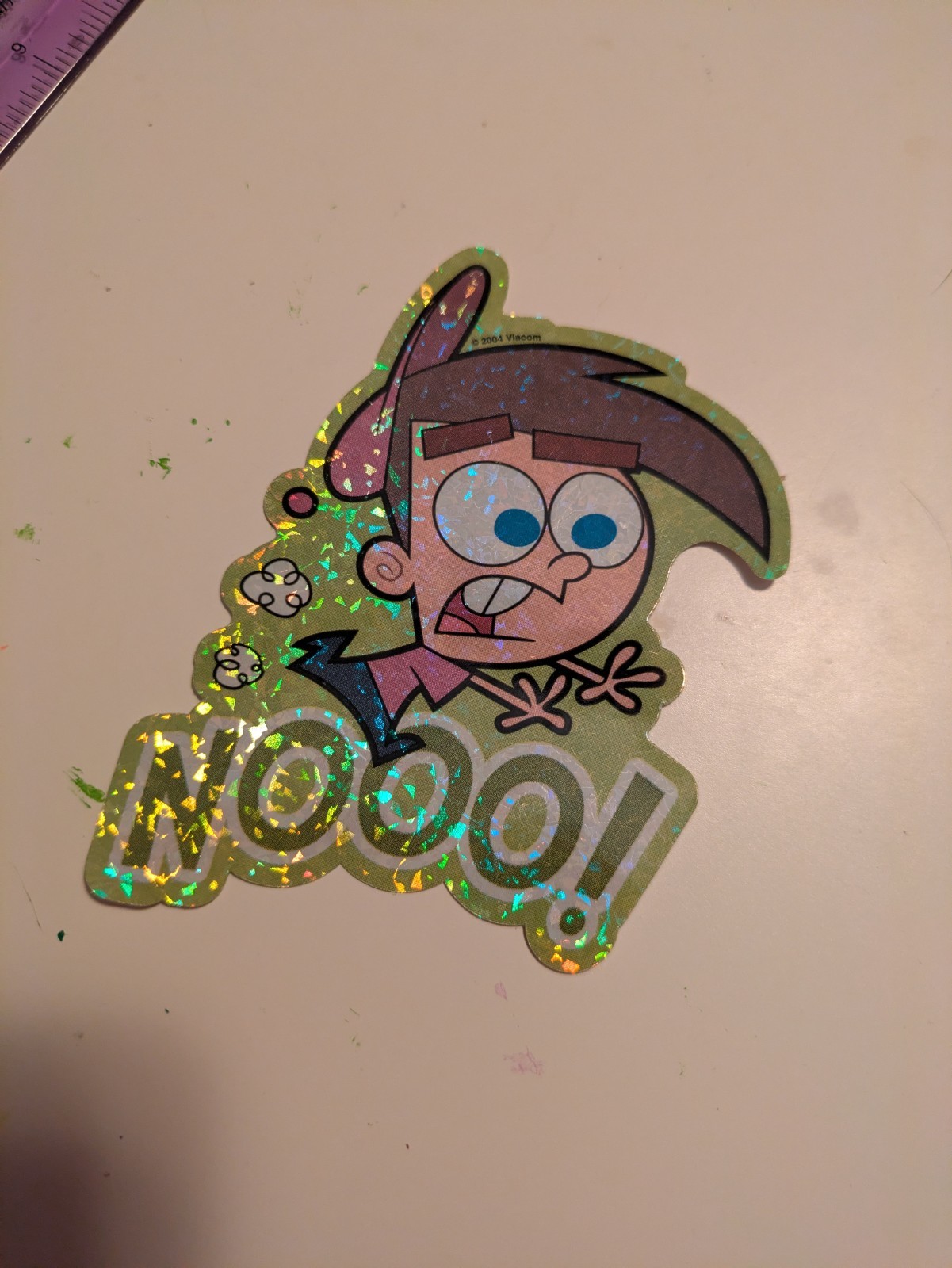 Timmy Fairly Odd Parents Sticker Series 1 Sandy Lion Nickelodeon 2004 Y2K Rare