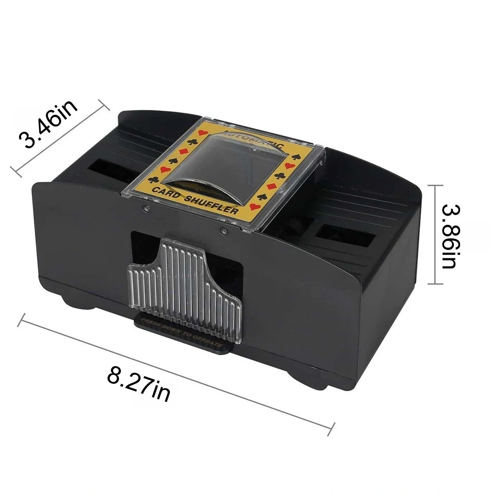 2 Deck Automatic Card Shuffler Poker Cards Shuffling Machine Casino Playing Game