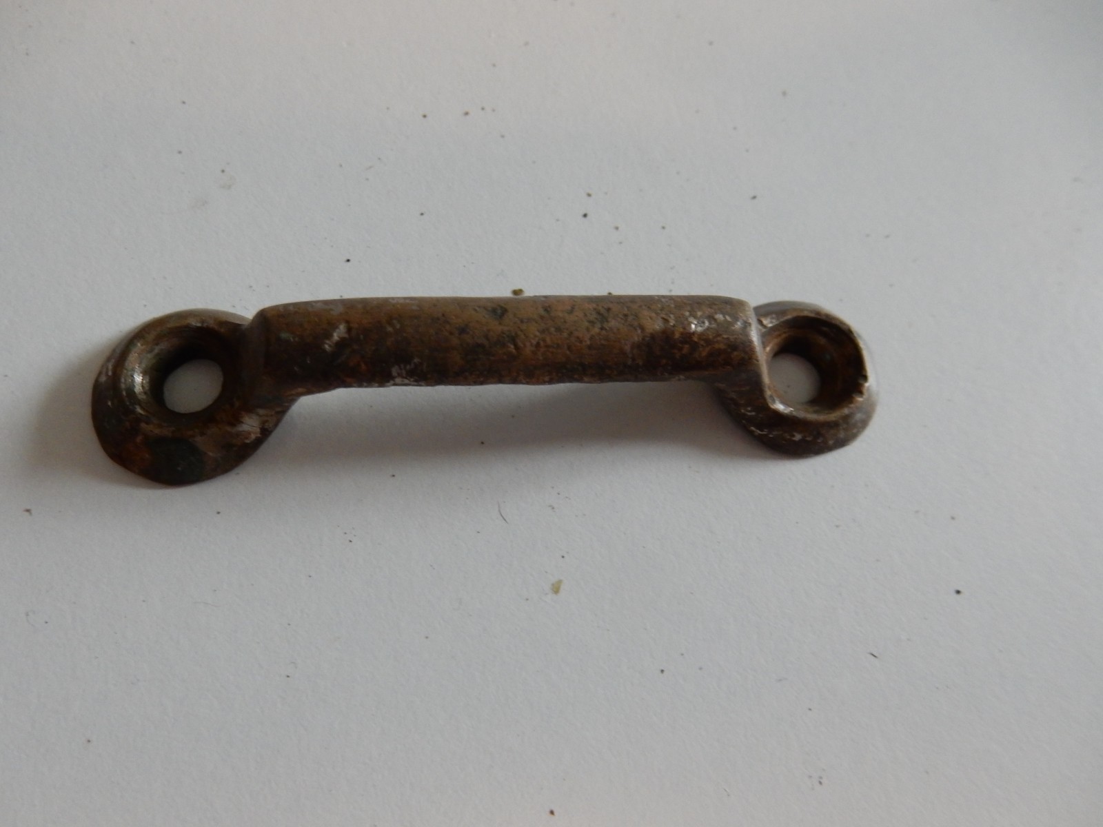 WW1 ERA BRASS LUG TO UPCYCLE STRONG SUIT STRAP 75 mm long 6mm bar 15 mm dia