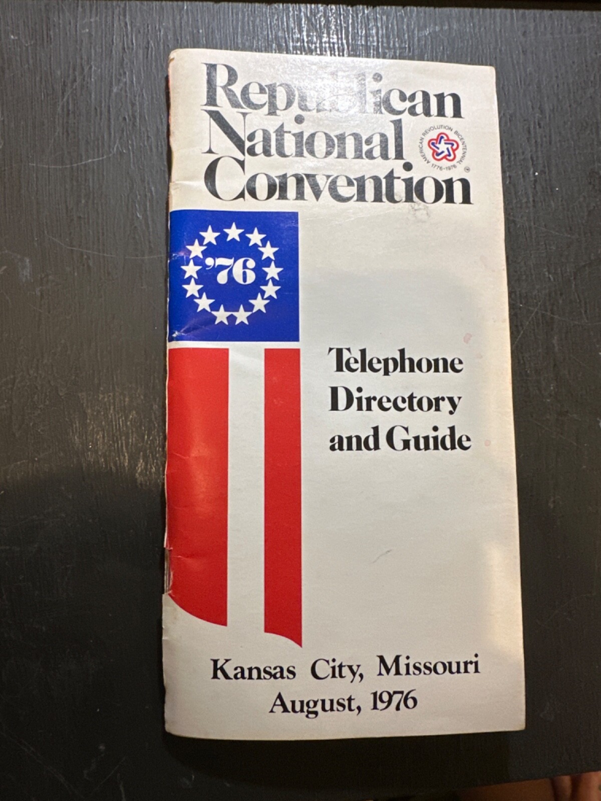 1976 Republican National Convention Telephone Directory & Guide Gerald Ford