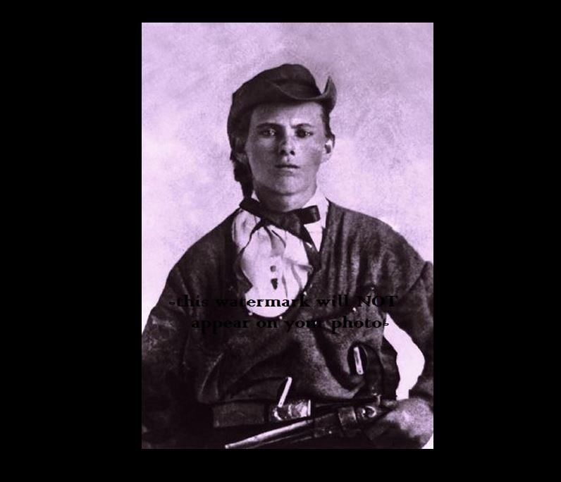 1864 Outlaw Jesse James PHOTO Wild West Gang Leader Old West