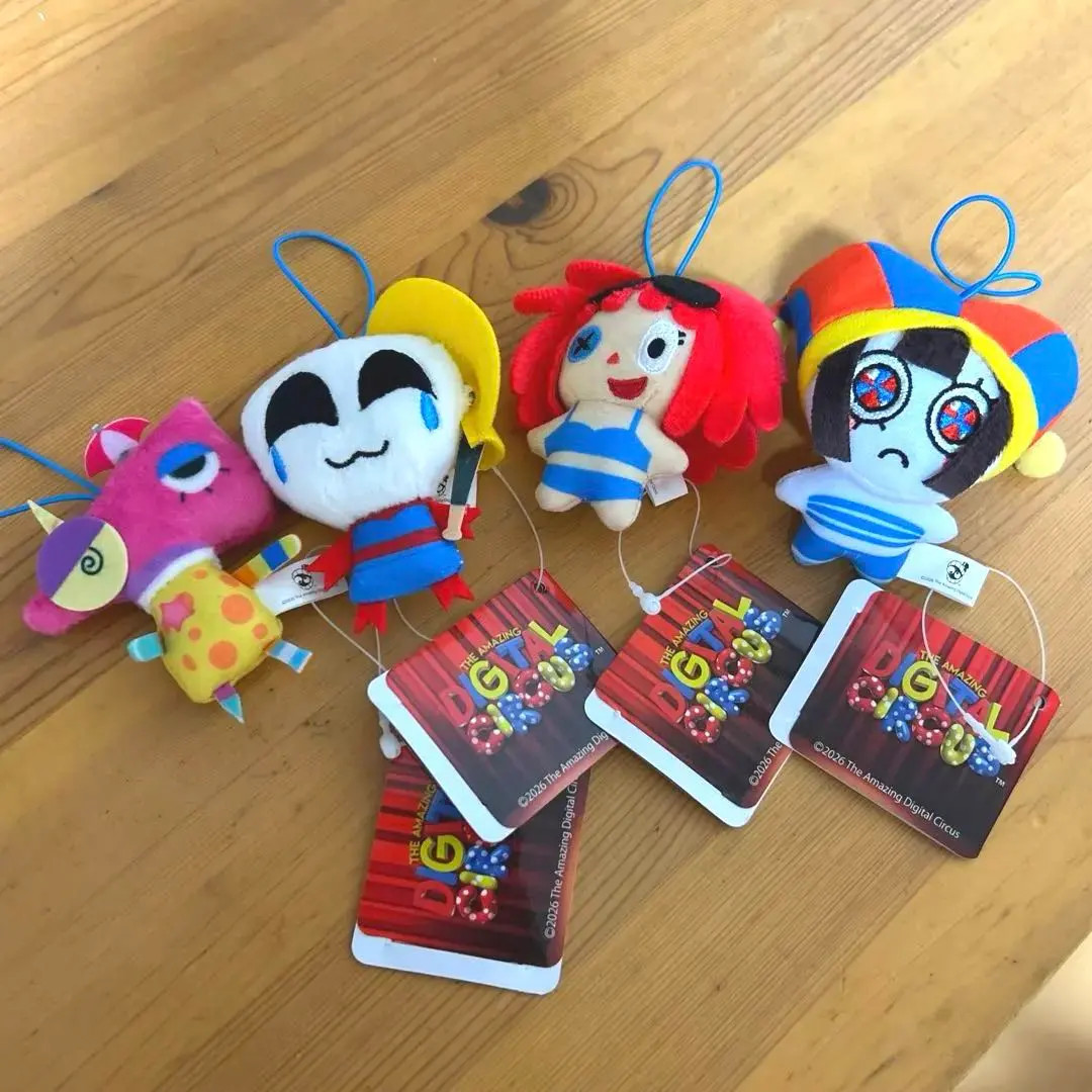 The Amazing Digital Circus Beach Ver. Mascot Plush Complete Set 4 Japan NEW