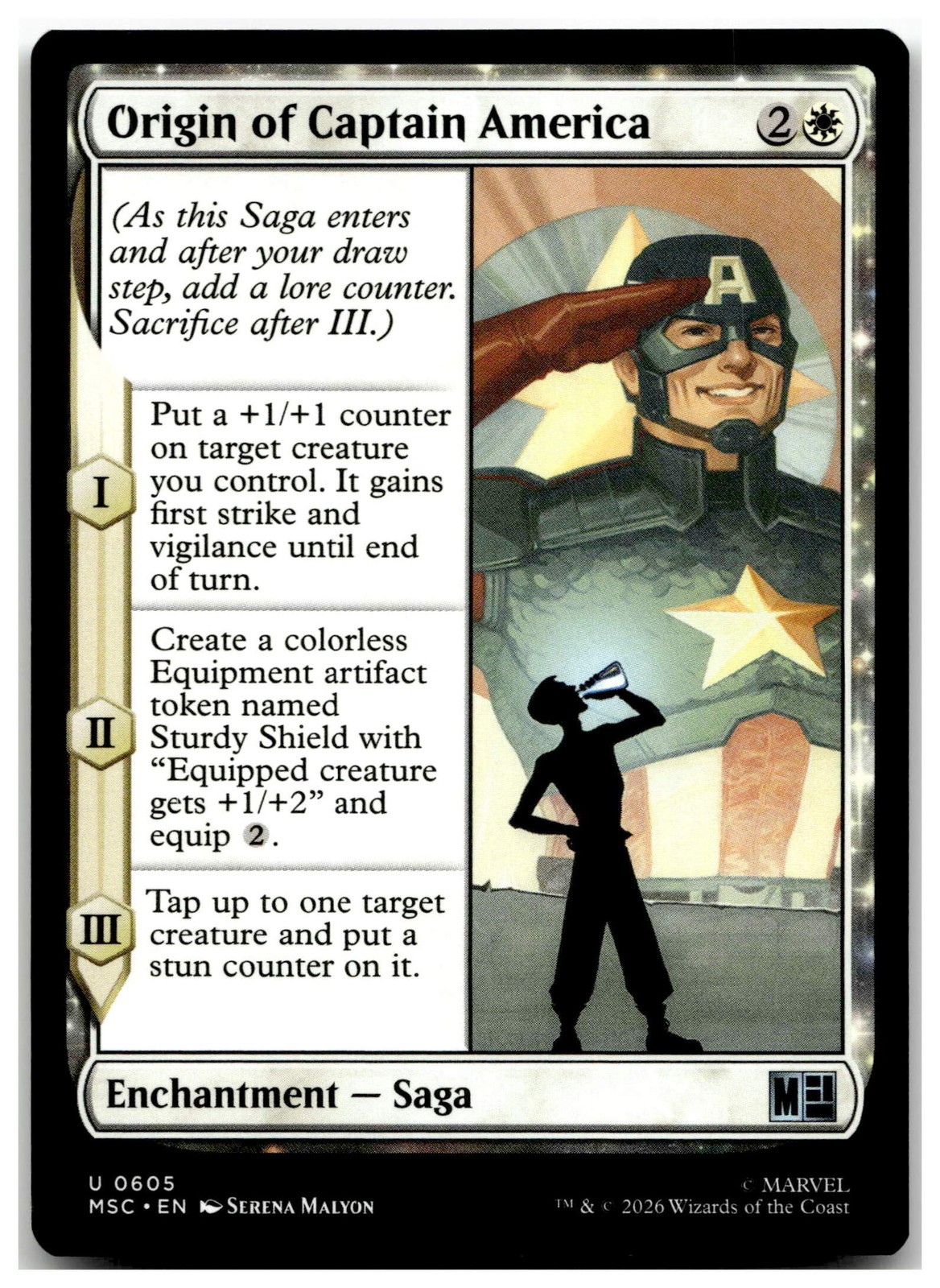 MTG Origin of Captain America MSC #605 Normal NM Magic the Gathering
