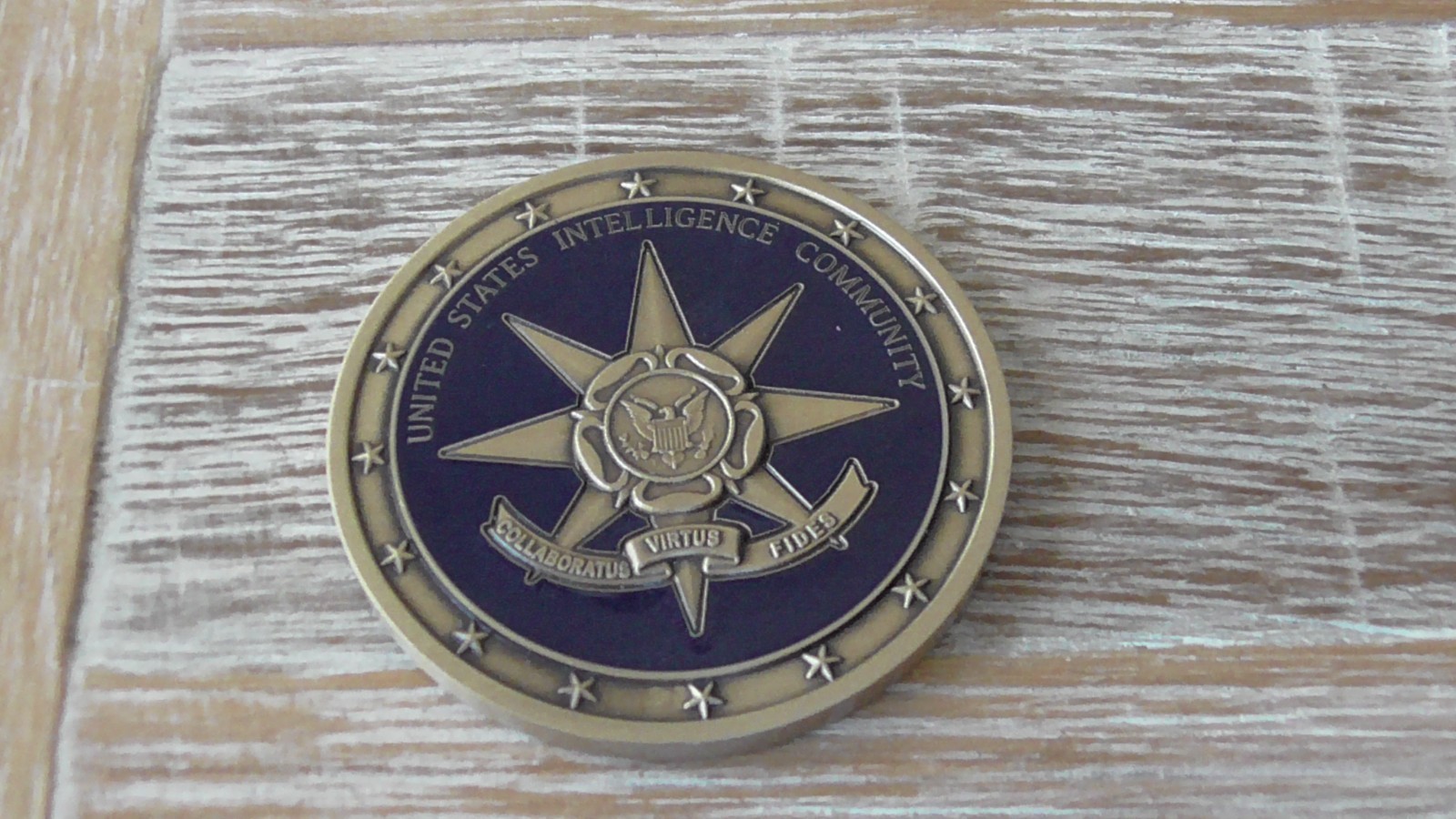 CIA Central Intelligence Agency US Intelligence Community Challenge Coin #D831