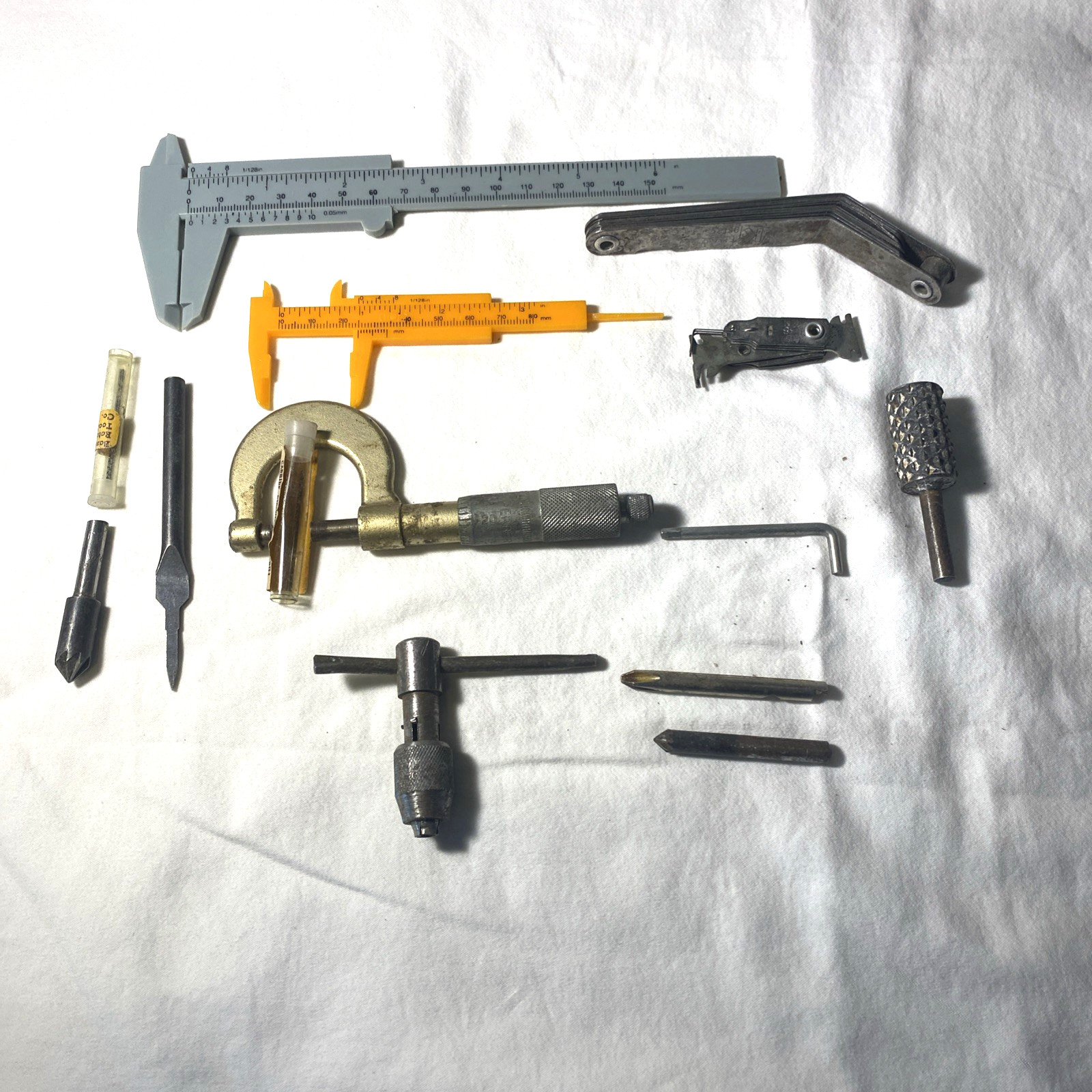 Lot of Misc Caliper tools and other items. (As Is-See Pictures)