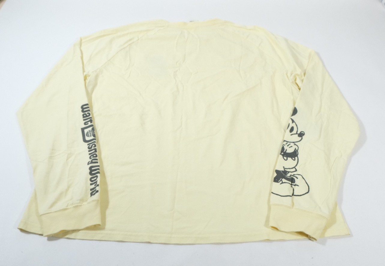 Disney Women’s Yellow WDW Mickey Mouse Long Sleeve Shirt Size XL