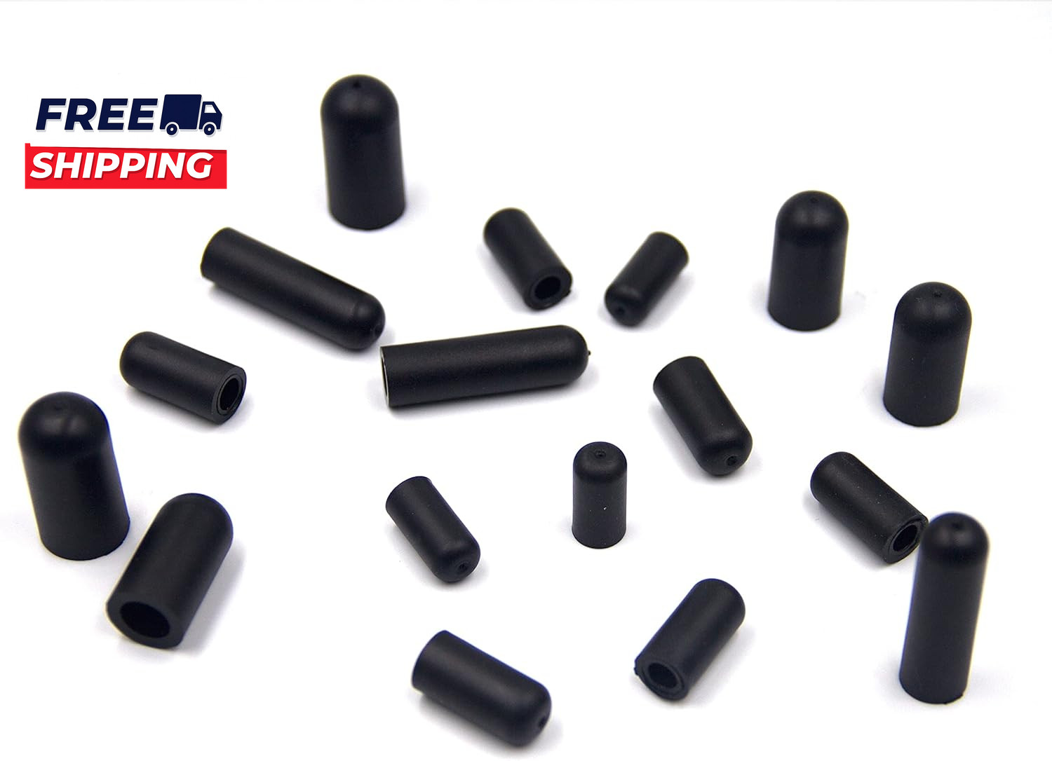 100Pcs Rubber Vacuum Caps Assortment Kit, Hose End Caps for Manifold, Automotive