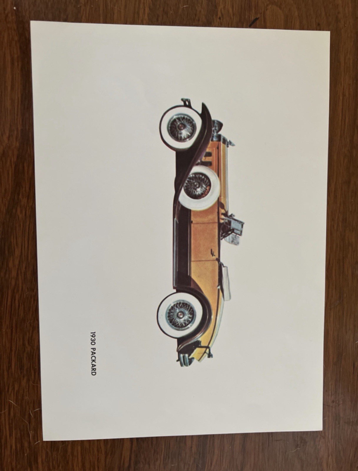 Classic Car Print Set – 1930 Packard, 1935 Auburn, 1937 Cord, 1934 Duesenberg