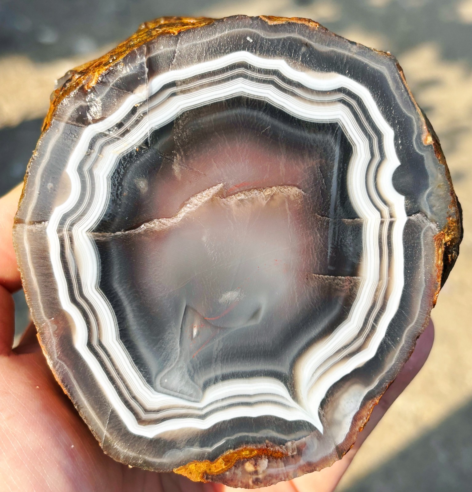 20kg Raw Natural Beautiful Red Banded Agate Rough Reiki Stone Healing