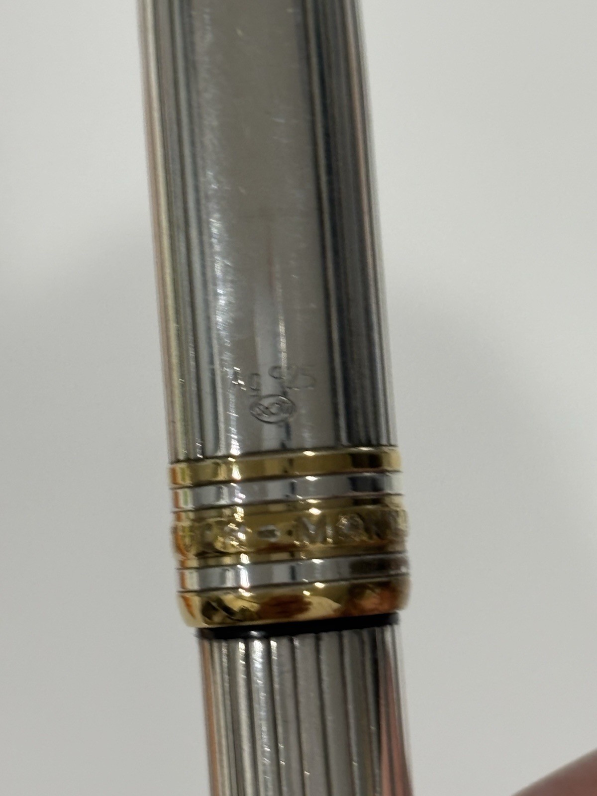 Montblanc,”Solitaire”, Silver 925, Rare Striped NOS, Pen, Germany 🇩🇪